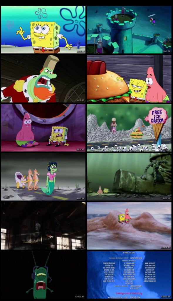 The SpongeBob SquarePants Movie 2004 Dual Audio 480P - Animation Hindi ...