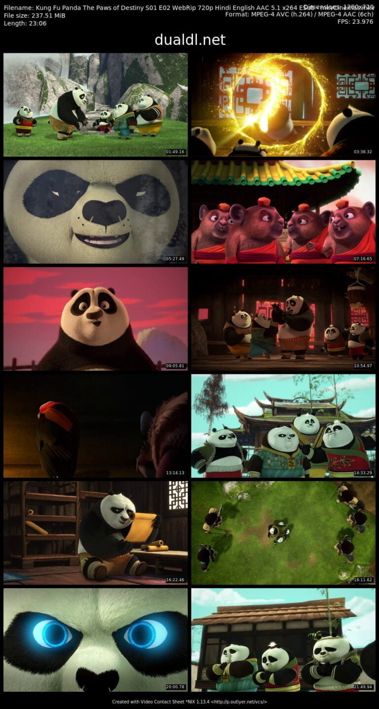 Kung Fu Panda The Paws of Destiny S01E02 Hindi Dubbed 720P - Animation ...